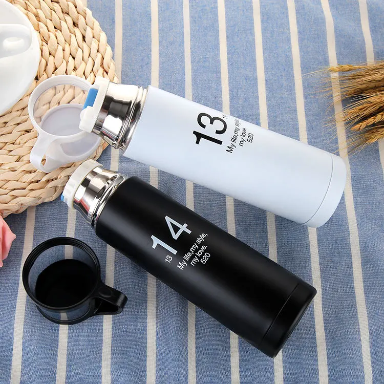 Термокружка из нержавеющей стали с двойными стенками и изоляцией школьная