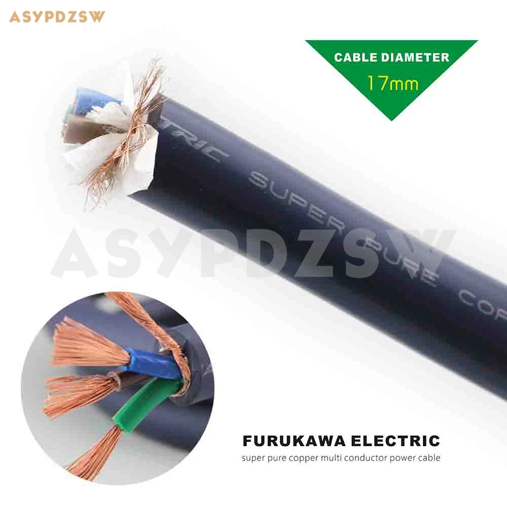 1 м HIFI FURUKAWA Электрический 99.999% очень чистый медный многожильный кабель