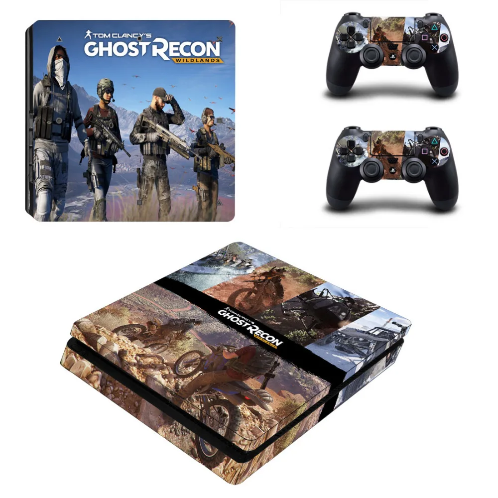 Ghost Recon Wildlands PS4 тонкий переводная картинка наклейка для Sony PlayStation 4 консоли и