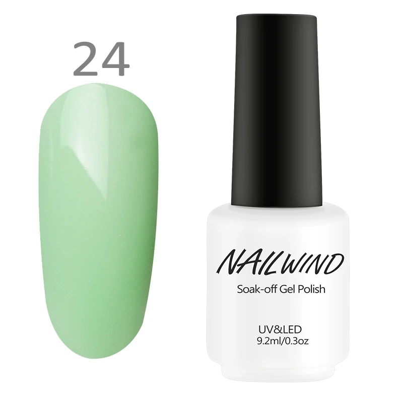 24 NAILWIND лак для ногтей 9,2 мл УФ цветной гель лак для ногтей акриловый гель Лаки резиновая основа для наращивания ногтей дизайн маникюра - Цвет: 24