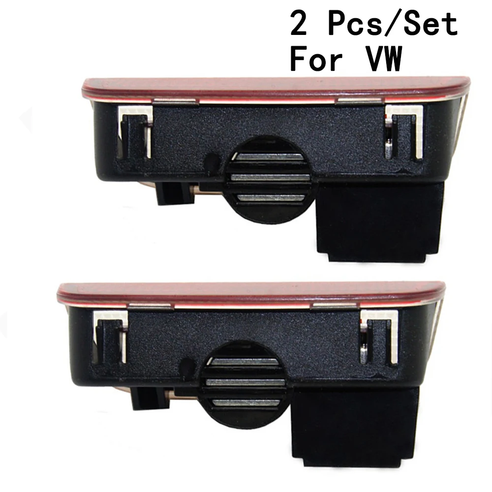 2 шт./компл. шаг дверь любезно лазерной линзы включают в себя LED 12V с логотипом