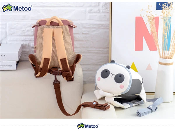 Новая мода Metoo детские сумки для девочек с кошками животных мультфильм малыша рюкзак 3D печать
