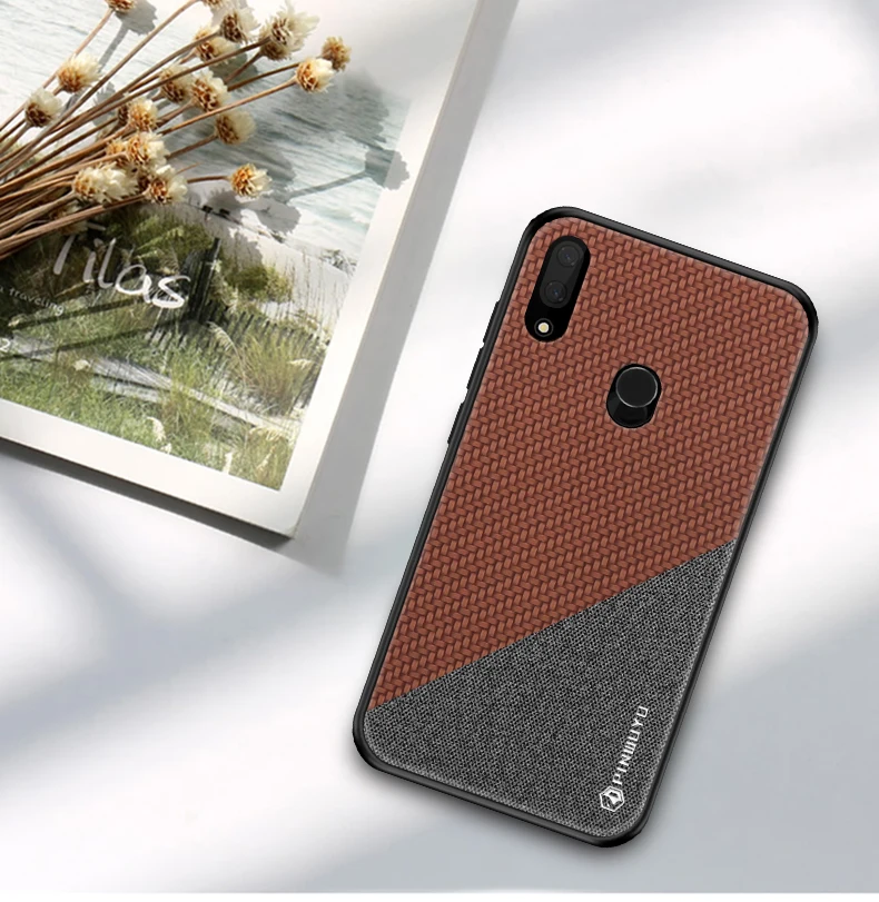 Чехол PINWUYO Honors для Asus Zenfone Max Pro M1 ZB601KL ZB602KL тканевый мягкий чехол с плетеной оправой