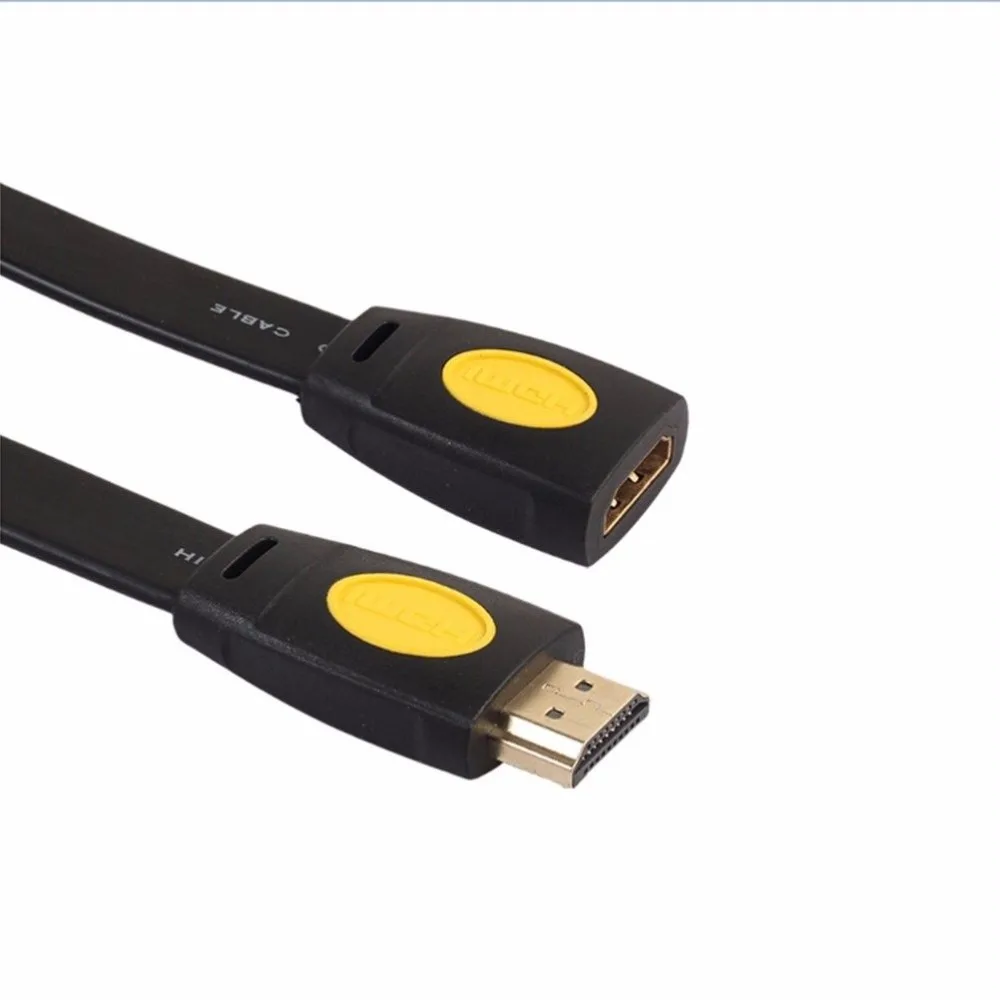 6 футов/1 8 м позолоченный 4K 3D HDMI удлинитель кабеля штырь гнездо HD TV 1080P|Кабели для