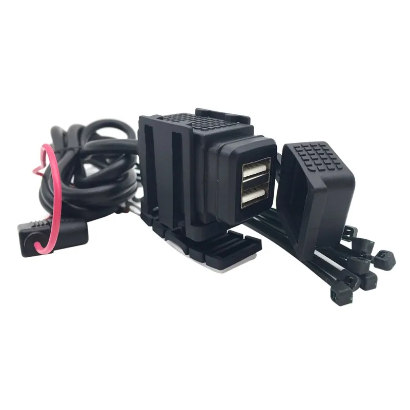 Зарядное устройство для мотоцикла с 2 USB-портами 5 В 1 А | Автомобили и мотоциклы