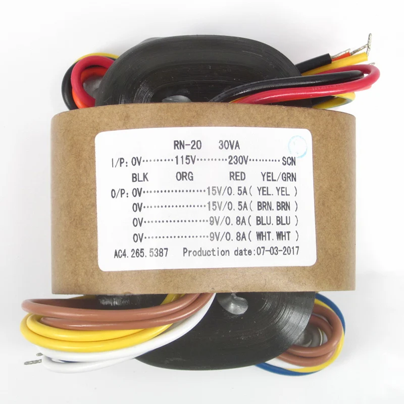 115 V-230 V 30W 35W 50W R-Core трансформатор двойной выход для лампового усилителя предусилители декодер усилителя компакт-диск DAC плеер