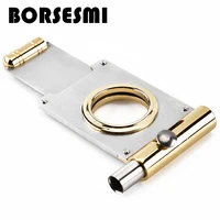 2019 quality stainless steel cigar scissors portable metal cigar cutter double blade smoking accessories pocket cigarette tool