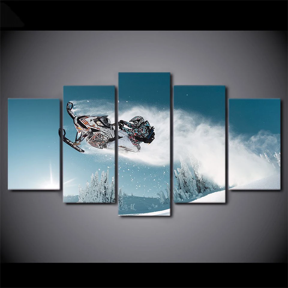 

DIY diamond painting Snowmobiling Landscape 5D round&spuare diamond embroidery diamond cross stitch plastic crafts painting