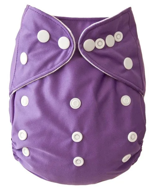 Непослушный детский двухрядный подгузник с защелками однотонный цвет детские