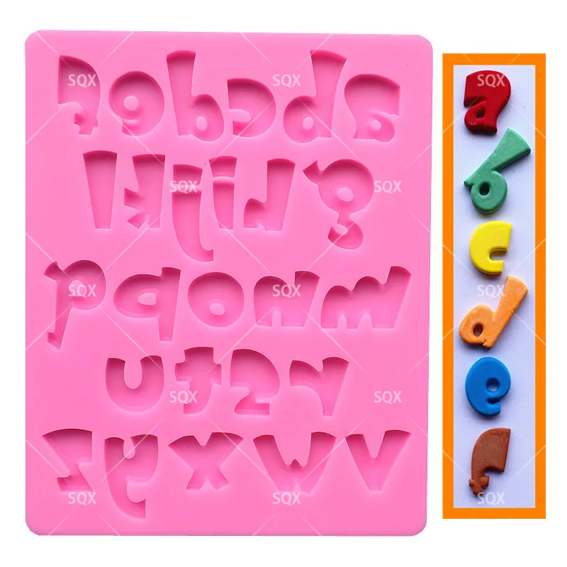 Фото Новое поступление 4 шт. огромная/буква/номер силиконовая форма для помадки Новое поступление 4 шт. огромная/буква/номер силиконовая форма для помадки