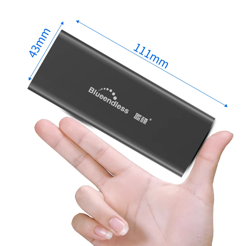 PCIE M.2 NVME USB SSD Enclosure M Key Type C USB 3.1 2240/2280 SSD Case Aluminum 10Gbps External Box Solid disk external