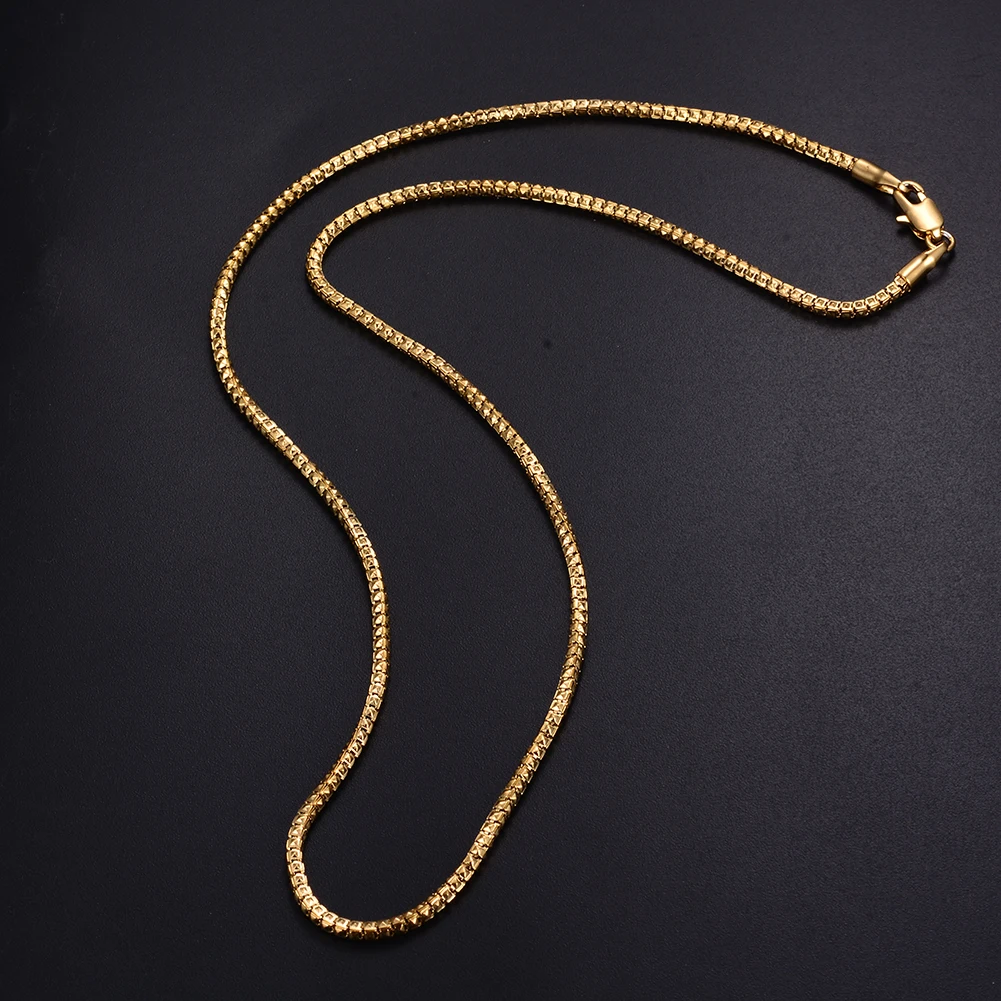 WANDO Trendy gold color bracelet For men copper chain birthday gift souvenir jewelry for women | Украшения и аксессуары