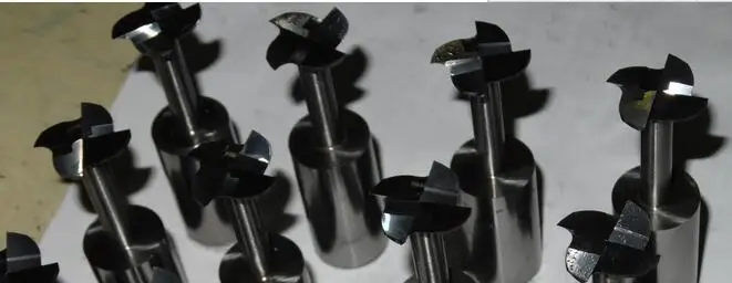 Резаки для Т-образных пазов из быстрорежущей стали ступенчатый Тип D18 * T( 2 5 3 4 6 7 8 9