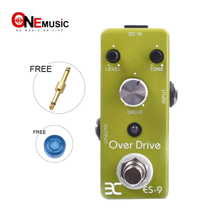 Eno музыка EX Micro ES-9 классический Over Drive гитарная педаль металлический корпус