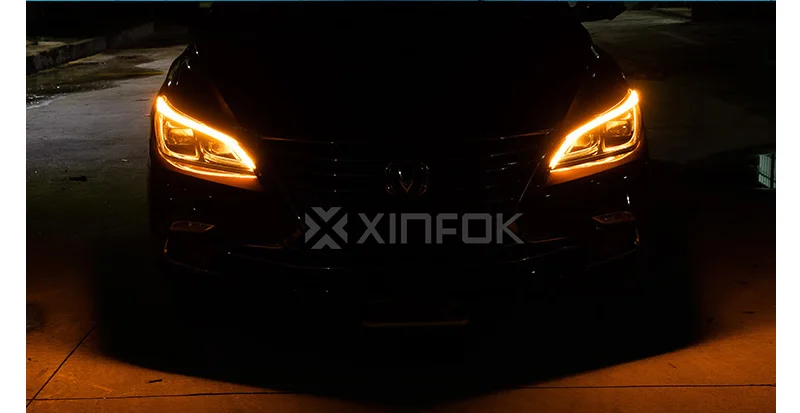 Водонепроницаемый последовательный поток сигнала поворота автомобиля СИД DRL Белый Красный лед-синий дневной свет дневные ходовые огни