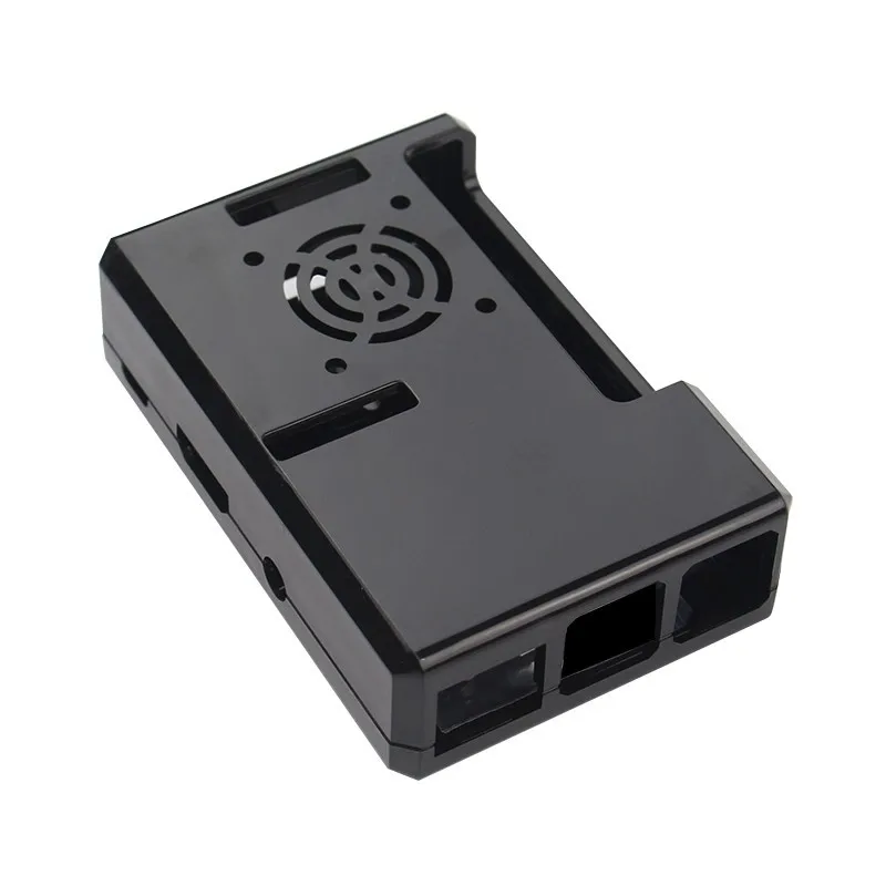 Для Raspberry Pi 3 охлаждающий вентилятор для прозрачный/черный ABS чехол B +/3/2/B + с