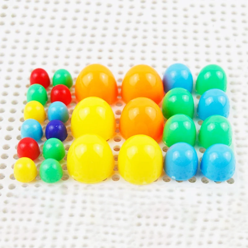 Лидер продаж DIY мозаика гриб гвоздя комплект головоломки Игрушечные лошадки