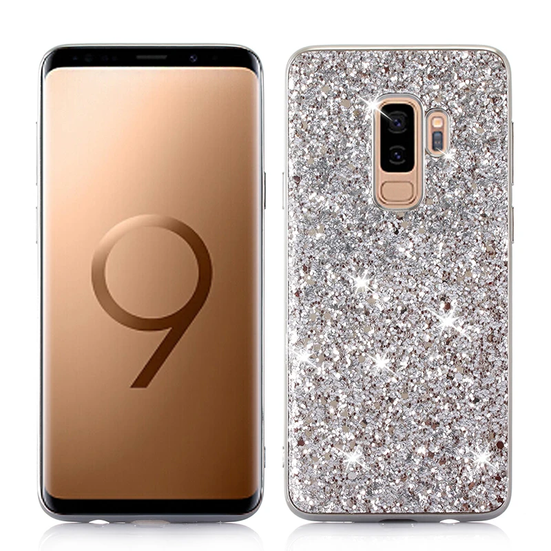 Luxury Bling Shining TPU For Sumsung Galaxy S8 S9 S10 E A6 A8 J4 J6 Plus J7 A7 A9 2018 S7 Edge Hard Back Cover Case Mujer Shell |