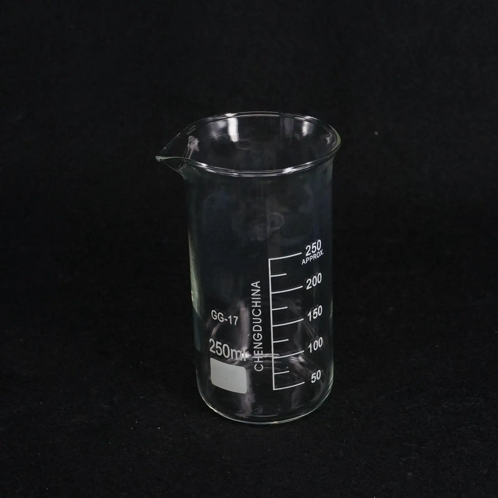 250 мл высокая форма Beaker химический лабораторный GG-17 боросиликатное стекло