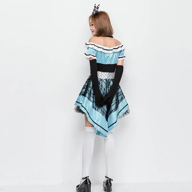 Костюм горничной из фильма Алиса в стране чудес для взрослых|costume alice in wonderland|alice