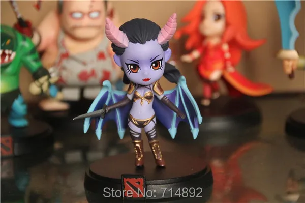 

Игрушка DOTA 2 Queen of Pain, фигурка Dota2 heroes QOP из ПВХ, версия Q, 4 дюйма, бесплатная доставка