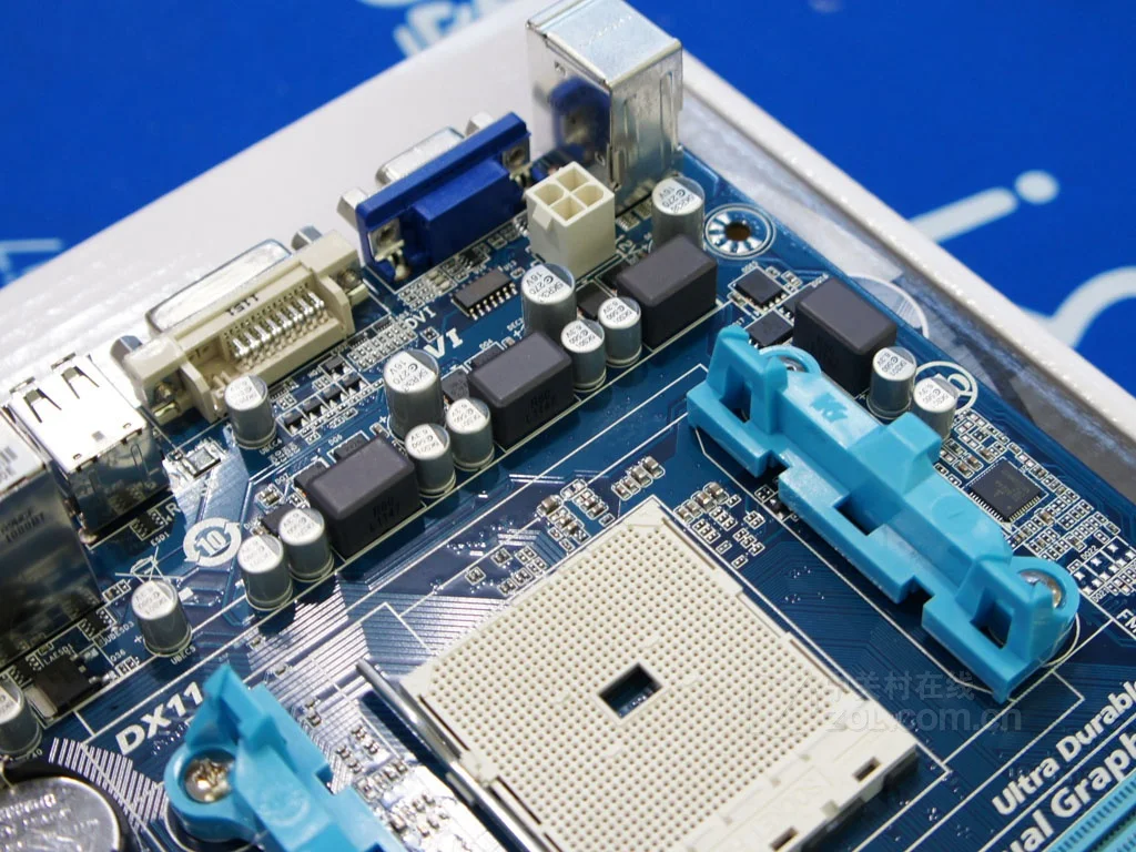 Материнская плата Gigabyte оригинальная материнская DDR3 для настольных пк разъем FM1 A55