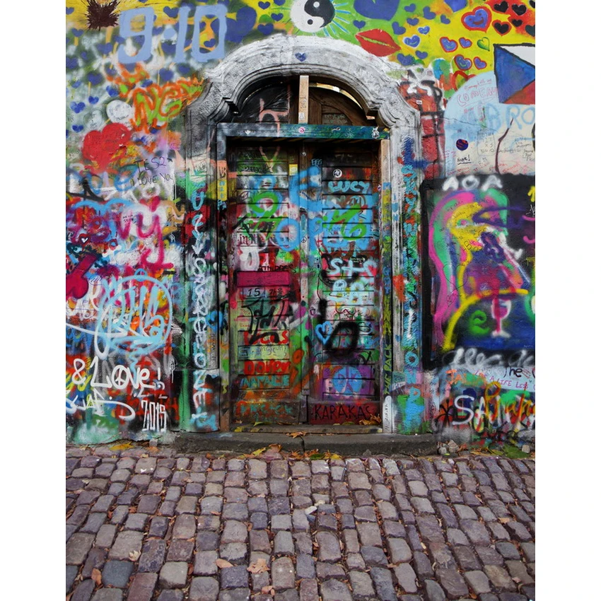 

S-2151 Graffiti Photo Background Backdrop Vinyl Baby Newborn Child