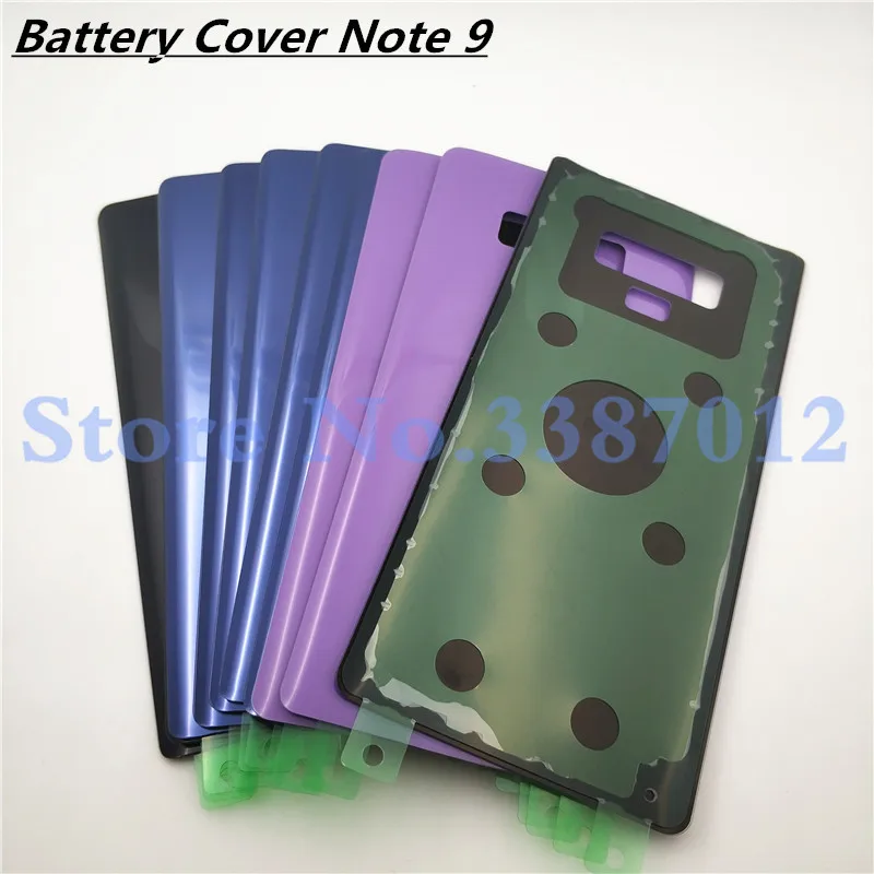 Замена заднего стекла для Samsung Galaxy Note9 Note 9 N960 N960F N960P Крышка батарейного отсека