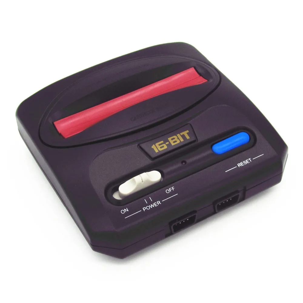 RETROAD MD Compact 16 бит MD Genesis совместимая машина с 126в1 sega классический мультиигровой картридж с переключателем O/J, чип 6801