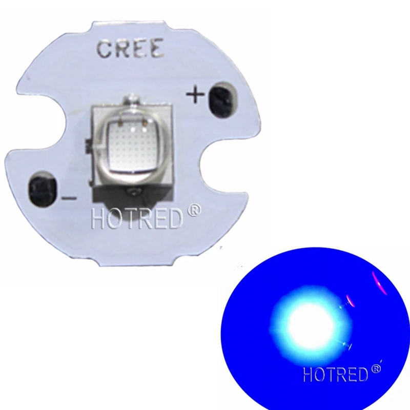CREE Epi led s 10W XM-L2 XML2 T6 светодиодный диодсветильник излучатель высокой мощности Королевский синий нм-нм для фонарикарыболовной лампы DIY (art.: 7a0525fdb) - 7a0525fdb