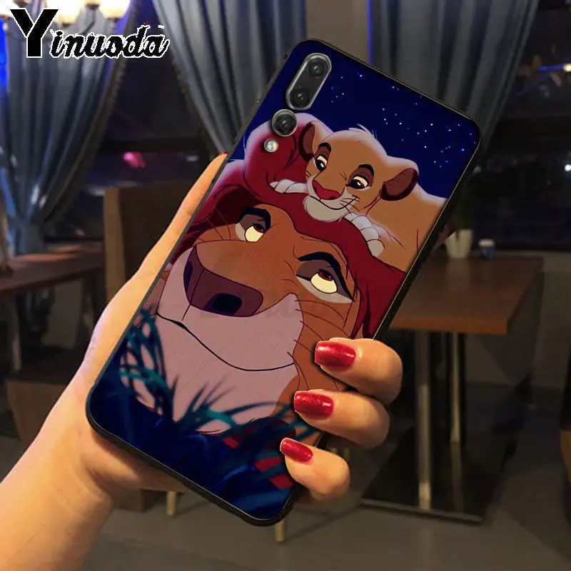 Yinuoda Hakuna Matata The Lion King черный мягкий чехол для телефона из ТПУ huawei p20 pro p20lite mate10pro nova 3i - Фото №1