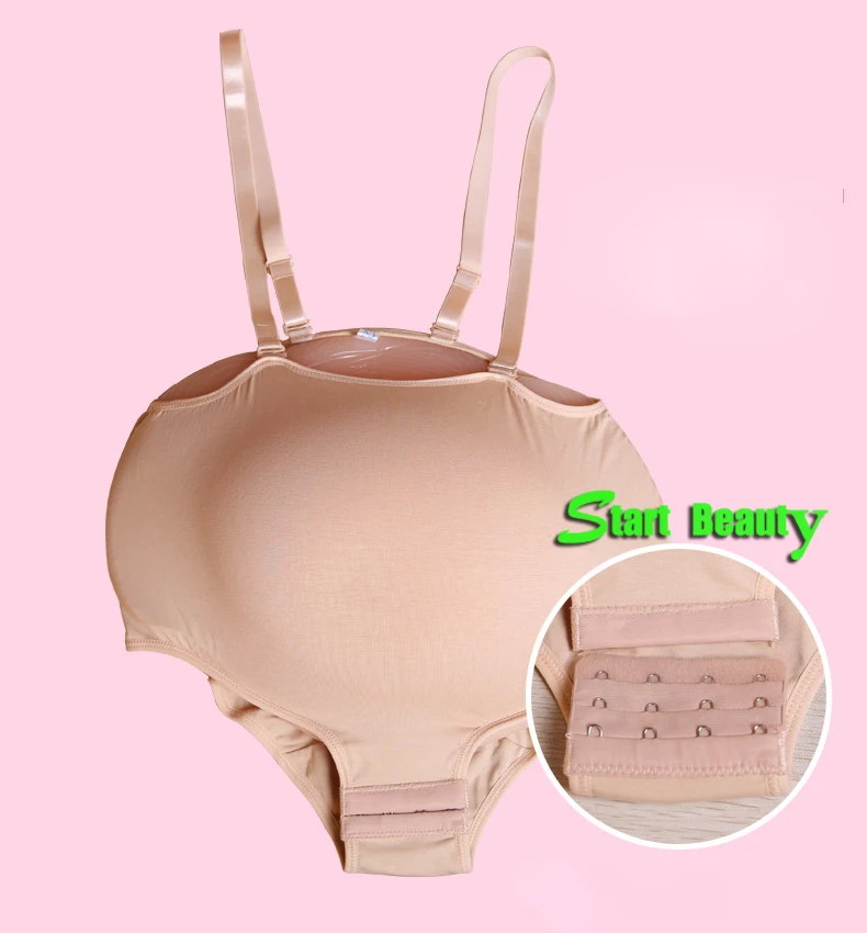 

8-10 Month 2500g Fake Silicone Belly with belly bag Realistic Silicone Artificial Belly False Pregnancy Test Actor surrogacy