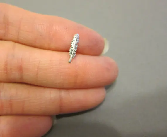 1 пара-металлические длинные серьги-гвоздики с перьями милые листьями дерева для