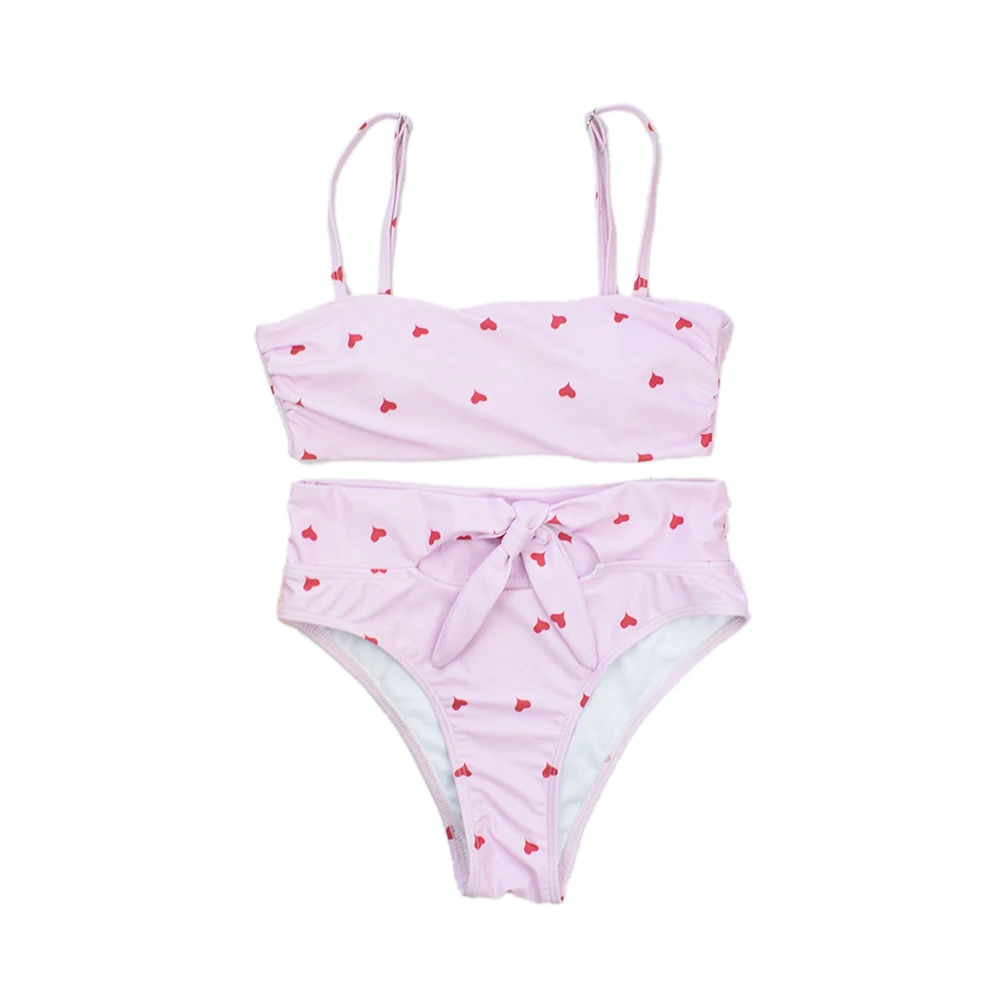 as picture KLV женские летние без косточек Bikinit раздельный купальник нижнее белье набор женский сексуальный пляжный бюстгальтер с принтом для отпуска - Цвет: as picture