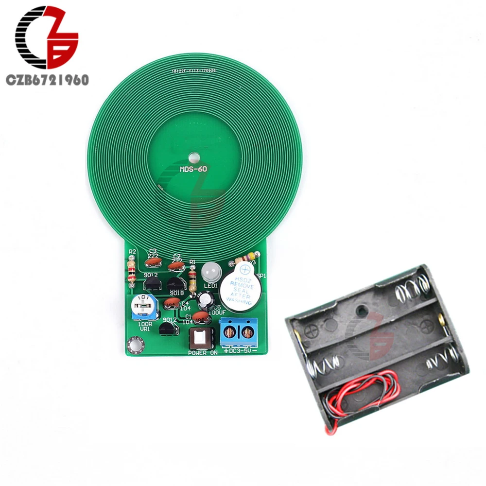 

Набор для самостоятельной сборки металлоискателя, электронная плата бесконтактного датчика постоянного тока 3 В-5 в + чехол с держателем для...