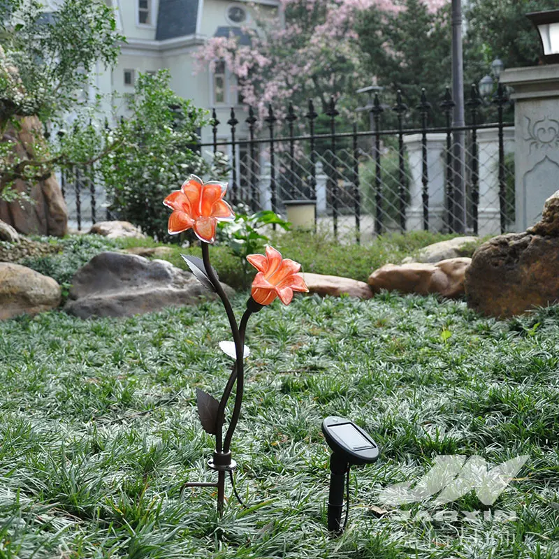 Солнечные фонари сад освещения открытый солнечный светильник лужайки пейзаж