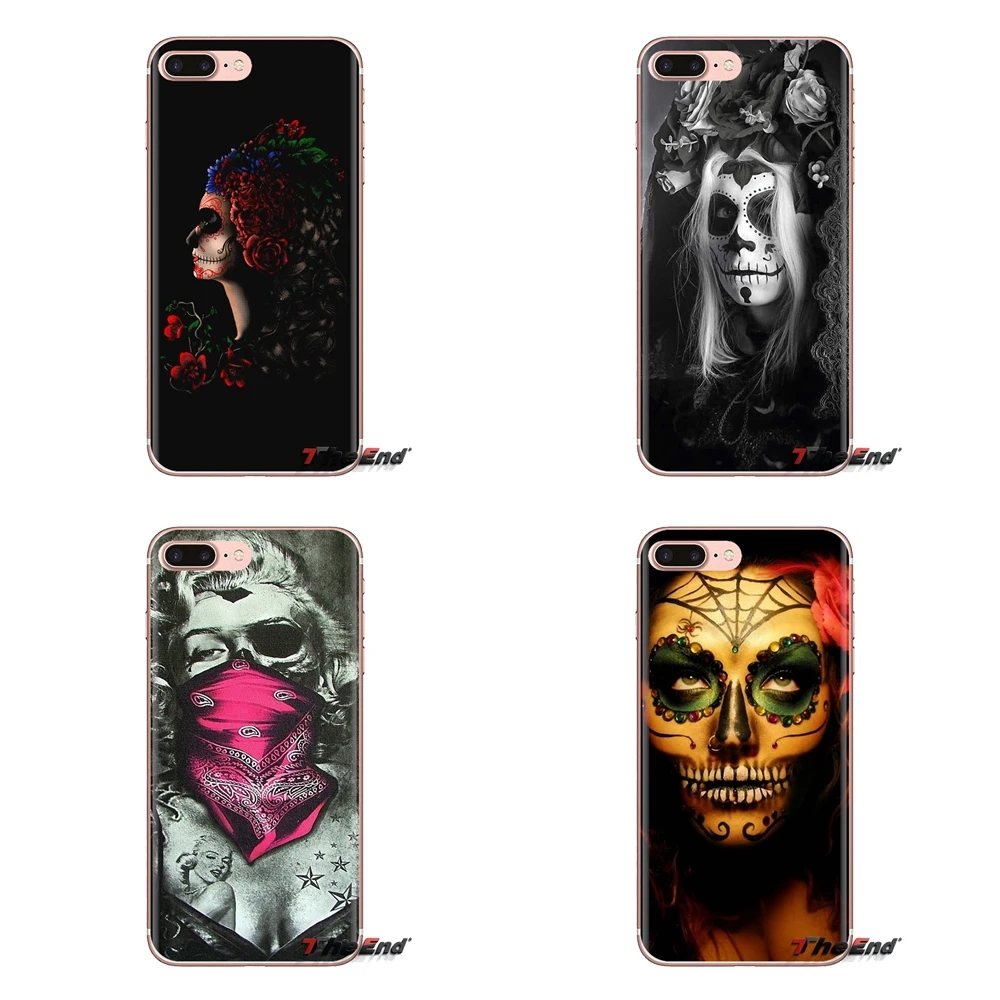 Корпус телефона для Oneplus 3T 5T 6T Nokia 2 3 5 6 8 9 230 3310 1 7 Plus 2017 2018 Dia De Los Muertos сахарный