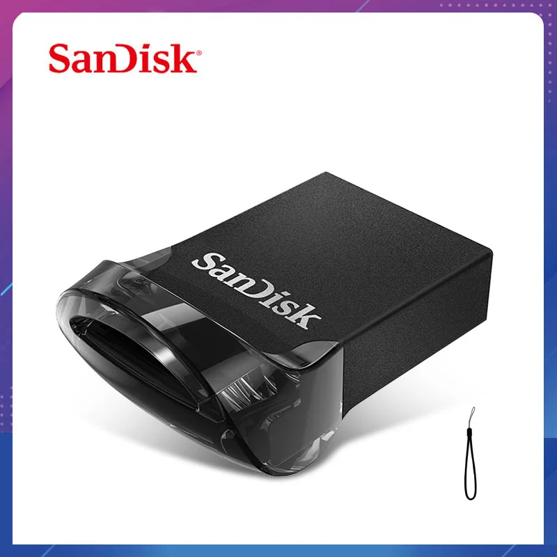 SanDisk USB флеш-накопитель 16 ГБ 32 ГБ 64 Гб 128 ГБ Ультра подходит CZ430 USB 3,1 Флешка U диск Мини авто USB флешка запоминающее устройство