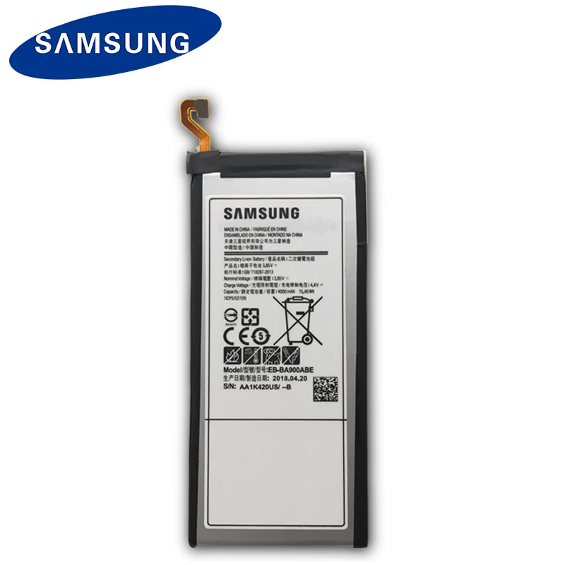 Оригинальный аккумулятор для телефона Samsung Galaxy A9 A900 A9000 4000 Edition EB BA900ABE 2016