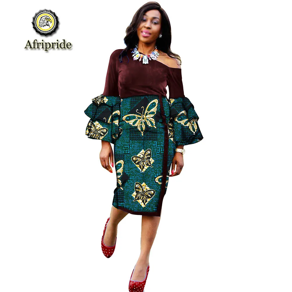 Женское платье с традиционным принтом AFRIPRIDE в африканском стиле весенне-летнее