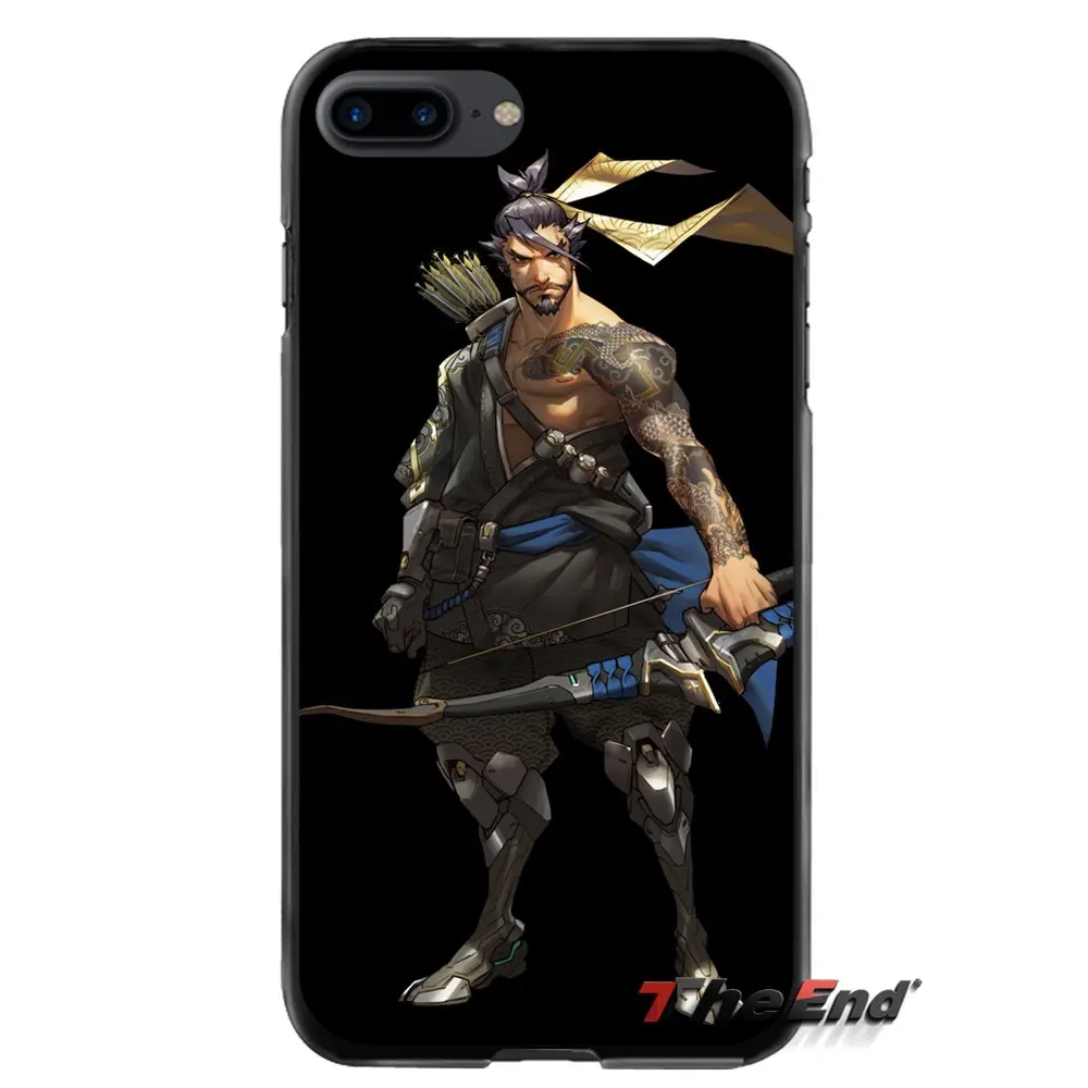 Патруля характер Ханзо аксессуары телефон чехлы для Apple iPhone 4 4S 5 5S 5C SE 6 S 7 8 Plus X iPod