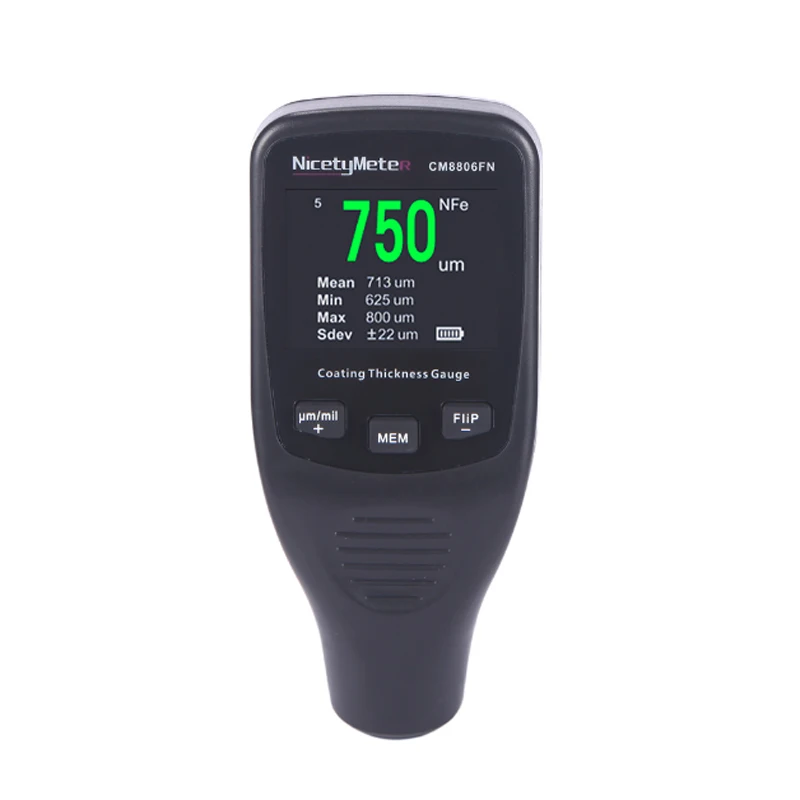 

Nicety CM8806FN Coating Thickness Gauge Car Paint Circuit Board Coating Thickness Gauge 50mil 1250um Tester