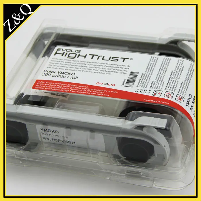 Цветная лента Evolis R5F008S14 для принтеров карт Primacy|evolis ribbon|card printer ribbonevolis ribbons |