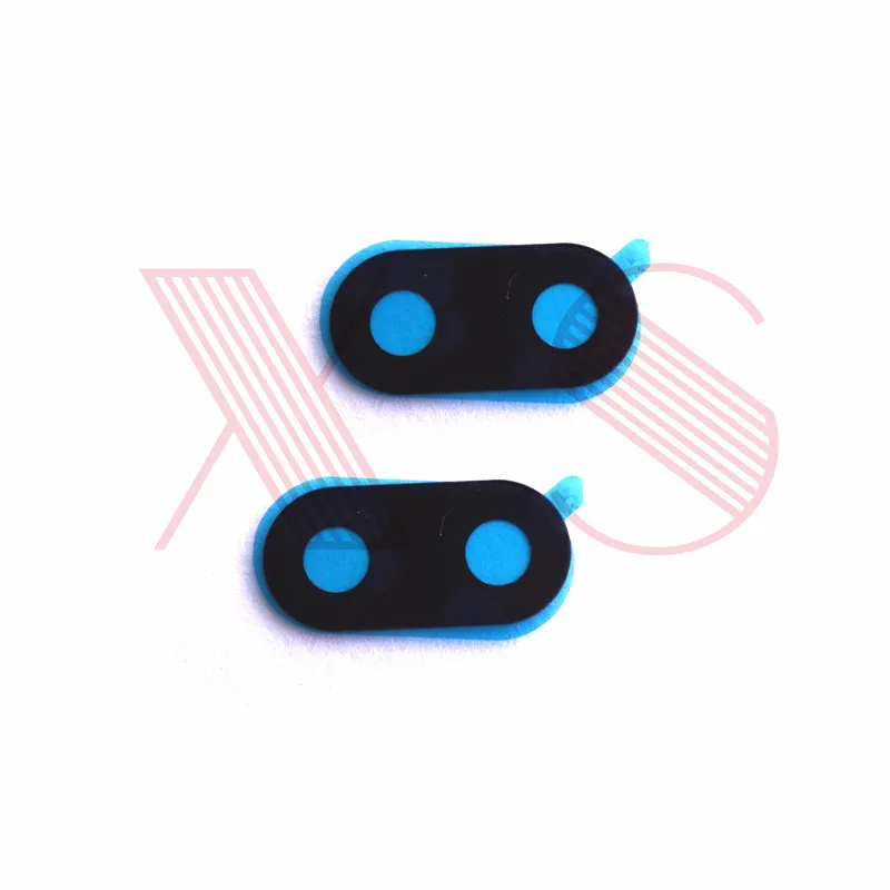 Оригинальный стеклянный объектив задней камеры 2 шт. с наклейкой для Huawei Honor 9i Nova 2i