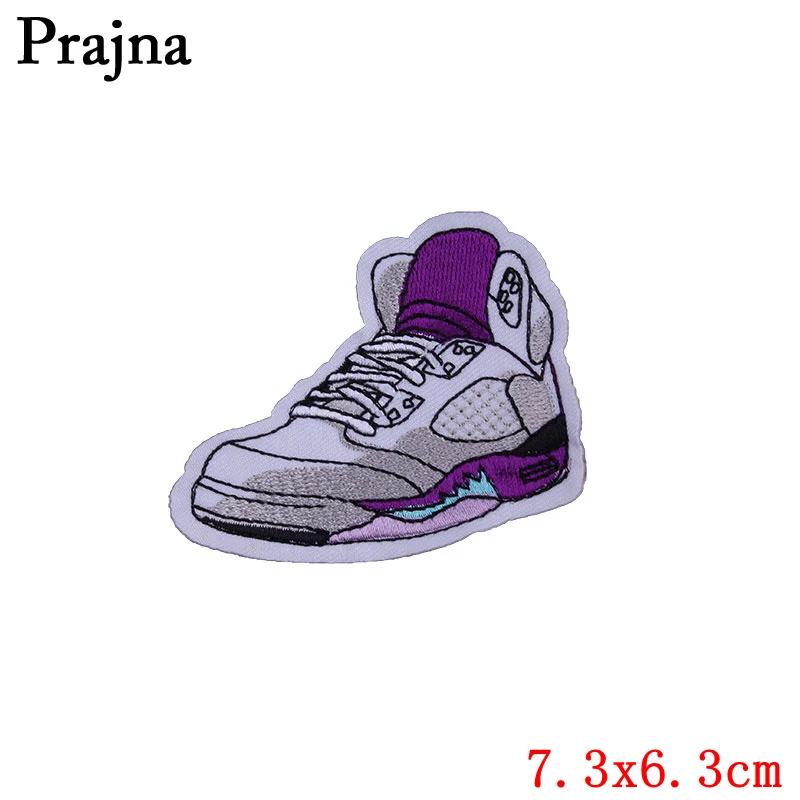 Prajna/парусиновая обувь с героями мультфильмов; нашивки с вышивкой в стиле аниме; нашивки с железом; наклейки для одежды; нашивки на джинсы; нашивки; значок E