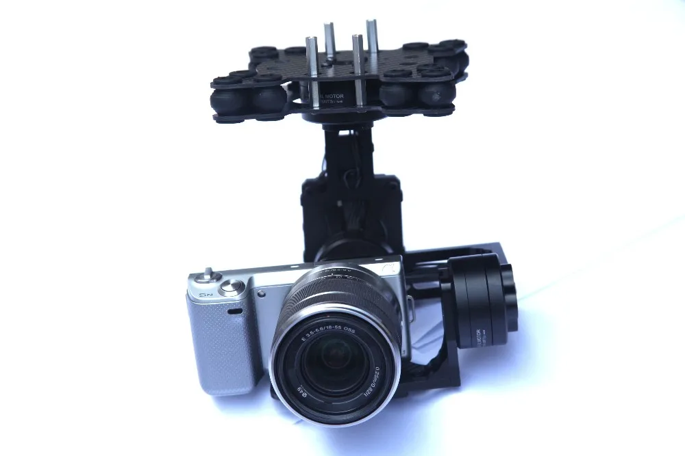 Moy RTF 3 оси Бесщеточный DLSR воздушный карданный вал для NEX5 NEX7 RX-100 BMPCC и других микро-зеркальных камер