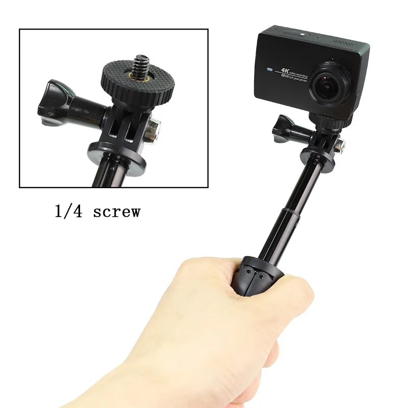Карманный мини селфи палка + Выдвижной Штатив для GoPro Hero 7 6 5 4 Session Insta360 Xiaomi Yi 4K EKEN