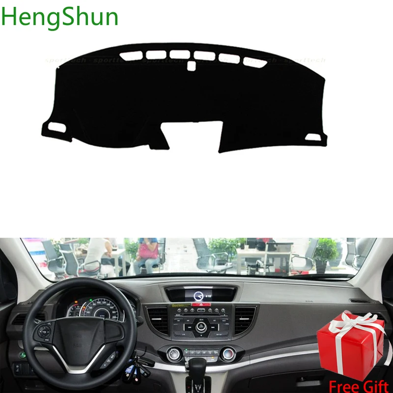 Для Honda CRV 2012 2013 2014 2015 2016 Стайлинг автомобиля коврик для приборной панели наклейка