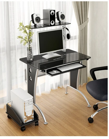 Компьютерный стол... Стол из закаленного стекла. | Мебель