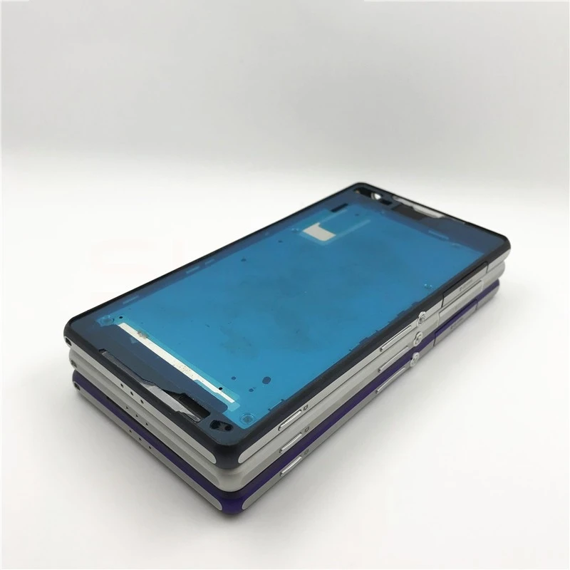 Передняя средняя рамка с крышкой батарейного отсека для Sony Xperia Z2 L50w D6503 D6502 полный
